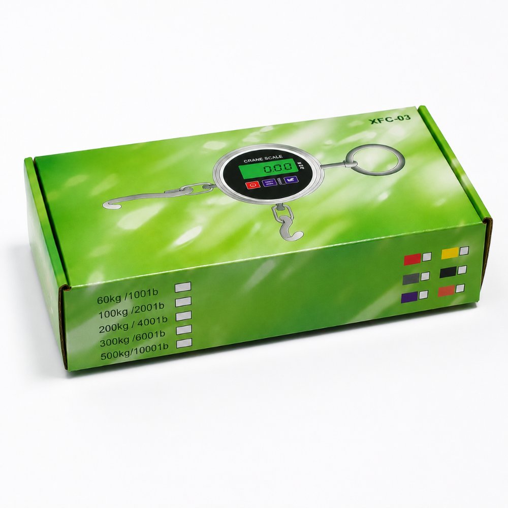 Corrugated color box Custom Printed Crane Scale Box, Full Color Foldable Cardboard Carton